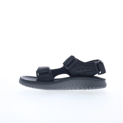 Clarks Wesley Bay 26165205 Mens Black Synthetic Strap Sport Sandals Shoes