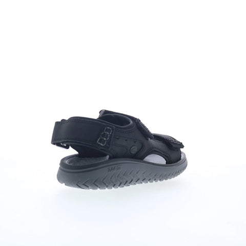Clarks Wesley Bay 26165205 Mens Black Synthetic Strap Sport Sandals Shoes