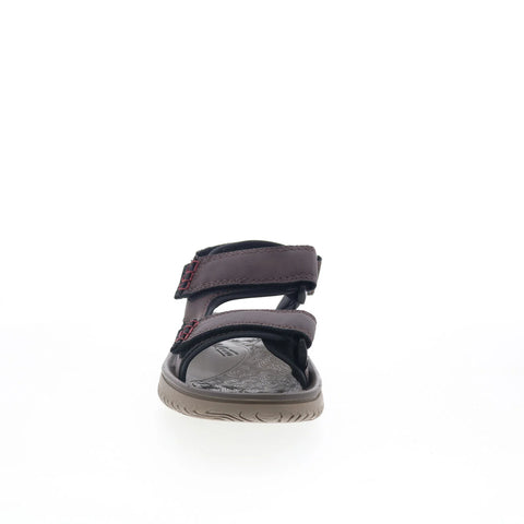 Clarks Wesley Bay 26165234 Mens Brown Leather Strap Sport Sandals Shoes
