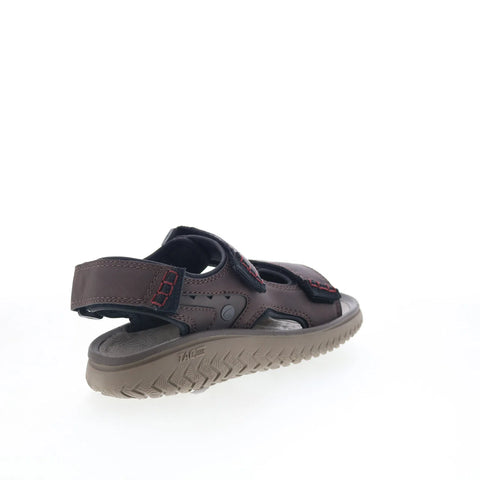 Clarks Wesley Bay 26165234 Mens Brown Leather Strap Sport Sandals Shoes