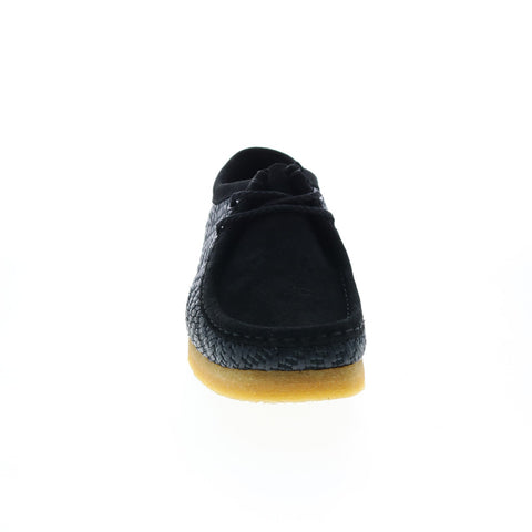 Clarks Wallabee 26165512 Mens Black Oxfords & Lace Ups Casual Shoes