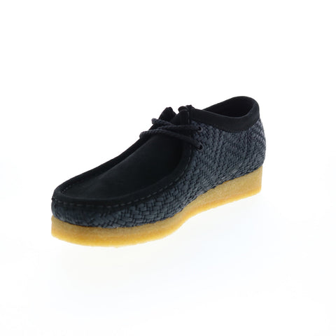 Clarks Wallabee 26165512 Mens Black Oxfords & Lace Ups Casual Shoes