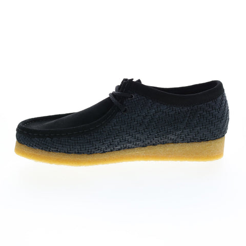 Clarks Wallabee 26165512 Mens Black Oxfords & Lace Ups Casual Shoes