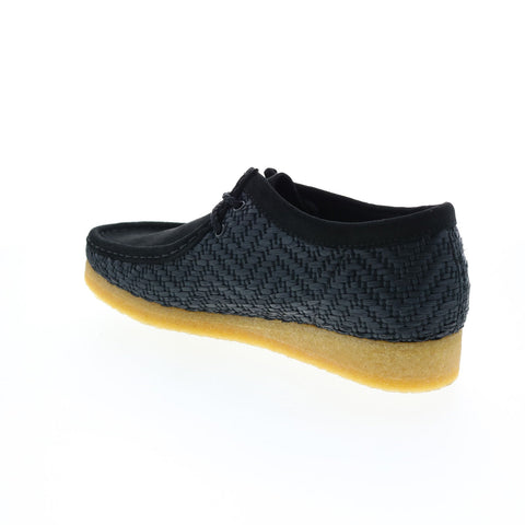 Clarks Wallabee 26165512 Mens Black Oxfords & Lace Ups Casual Shoes