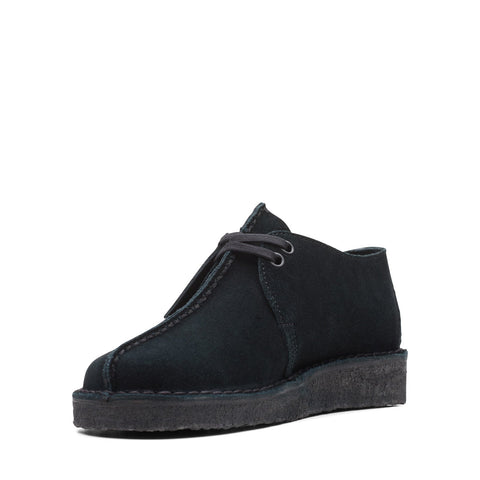 Clarks Desert Trek 26165566 Womens Black Oxfords & Lace Ups Casual Shoes