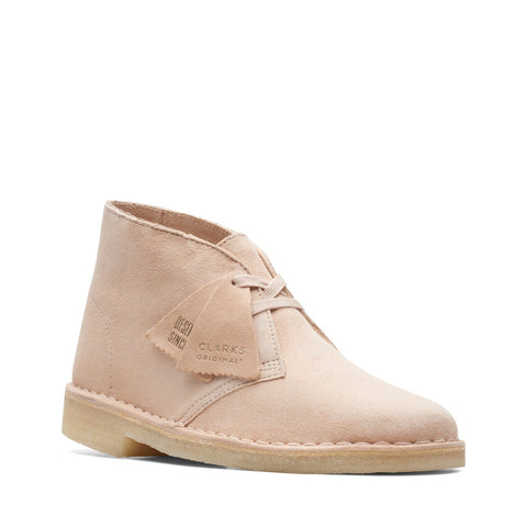 Clarks Desert Boot 26165814 Womens Beige Suede Lace Up Chukkas Boots