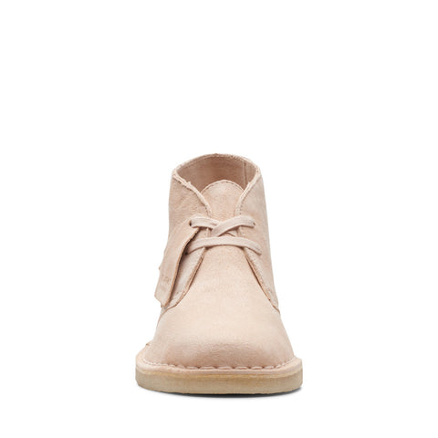Clarks Desert Boot 26165814 Womens Beige Suede Lace Up Chukkas Boots