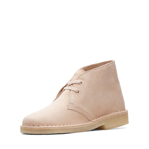 Clarks Desert Boot 26165814 Womens Beige Suede Lace Up Chukkas Boots