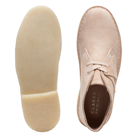 Clarks Desert Boot 26165814 Womens Beige Suede Lace Up Chukkas Boots