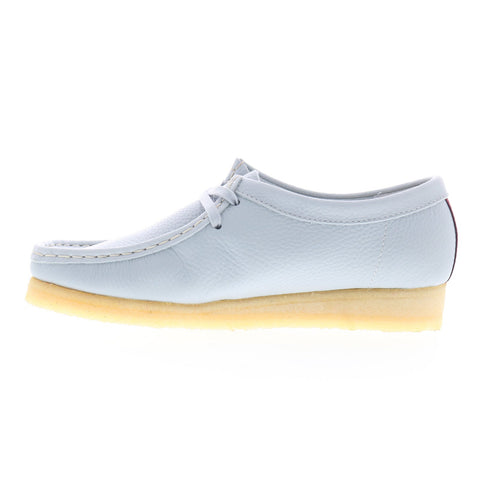 Clarks Wallabee 26166157 Womens Blue Oxfords & Lace Ups Casual Shoes