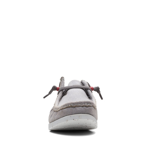 Clarks ShacreLite Moc Mens Gray Wide Oxfords & Lace Ups Casual Shoes