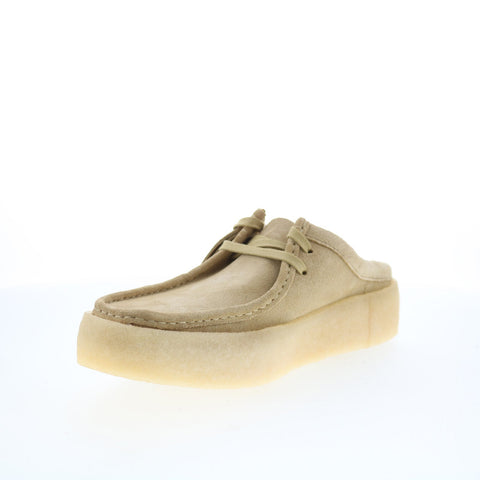 Clarks Wallabee Cup LO 26167286 Mens Beige Loafers & Slip Ons Casual Shoes
