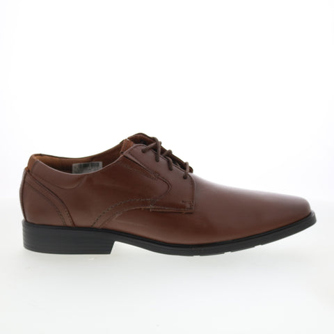 Clarks Clarkslite Low Mens Brown Wide Oxfords & Lace Ups Plain Toe Shoes
