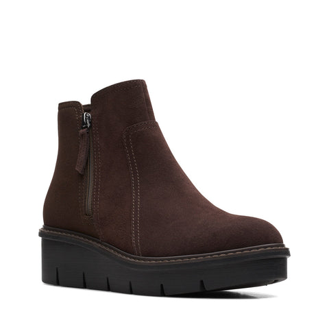 Clarks Airabell Zip 26167636 Womens Brown Zipper Ankle & Booties Boots