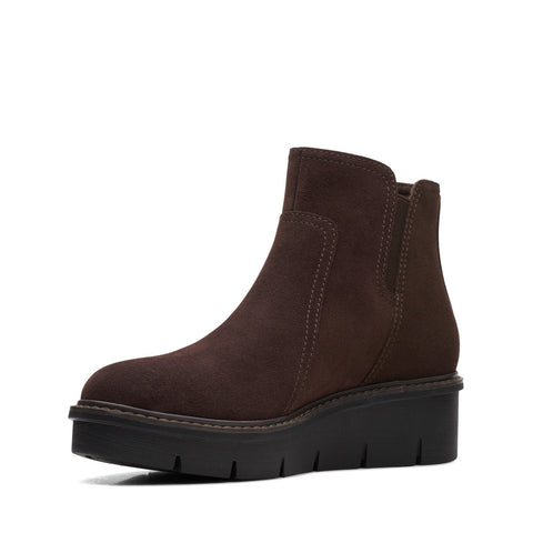 Clarks Airabell Zip 26167636 Womens Brown Zipper Ankle & Booties Boots