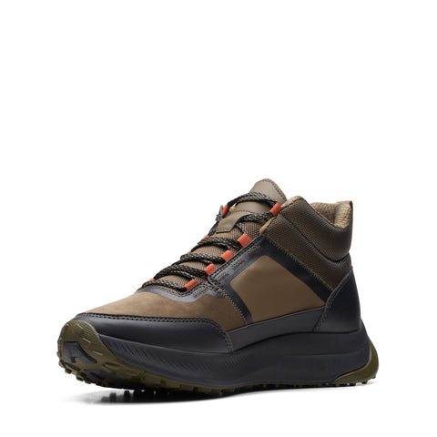 Clarks ATL Trail Up WP 26167655 Mens Brown Leather Casual Dress Boots