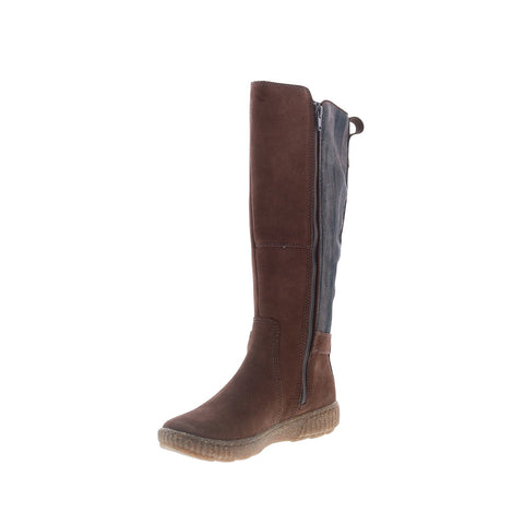 Clarks Caroline Style 26167707 Womens Brown Suede Zipper Knee High Boots
