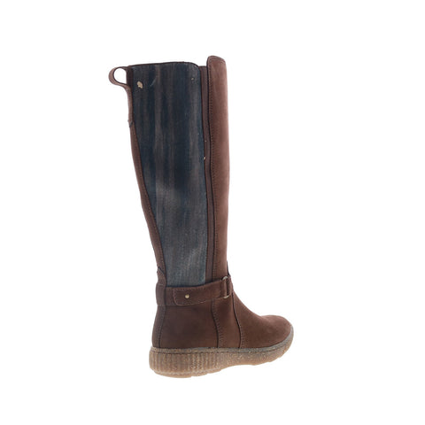 Clarks Caroline Style 26167707 Womens Brown Suede Zipper Knee High Boots