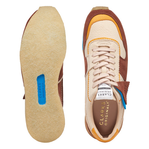 Clarks Torrun 26167871 Mens Brown Leather Lace Up Lifestyle Sneakers Shoes