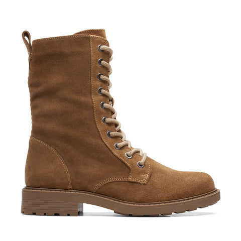 Clarks Orinoco 2 Style 26167934 Womens Brown Suede Casual Dress Boots 