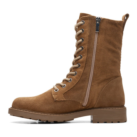 Clarks Orinoco 2 Style 26167934 Womens Brown Suede Casual Dress Boots 