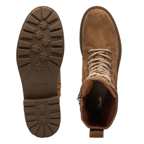 Clarks Orinoco 2 Style 26167934 Womens Brown Suede Casual Dress Boots 