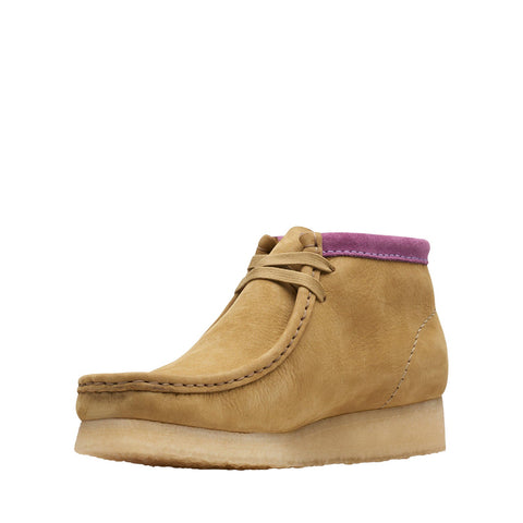 Clarks Wallabee Boot 26167961 Womens Brown Leather Lace Up Chukkas Boots