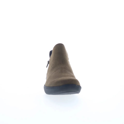 Clarks Kayleigh Mid 26168095 Womens Brown Suede Ankle & Booties Boots