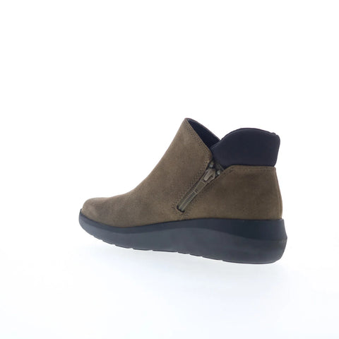 Clarks Kayleigh Mid 26168095 Womens Brown Suede Ankle & Booties Boots