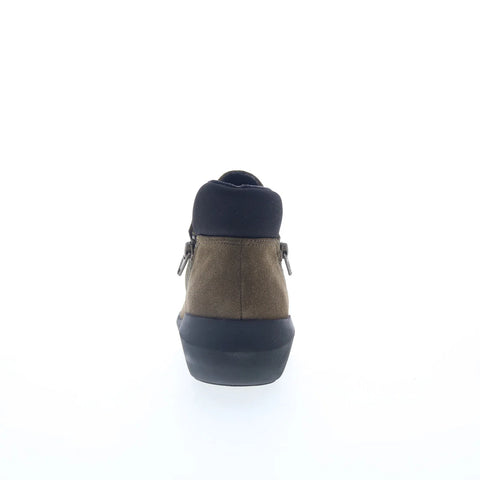 Clarks Kayleigh Mid 26168095 Womens Brown Suede Ankle & Booties Boots