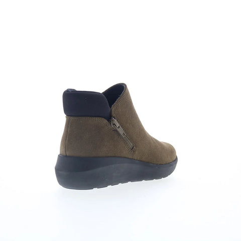 Clarks Kayleigh Mid 26168095 Womens Brown Suede Ankle & Booties Boots