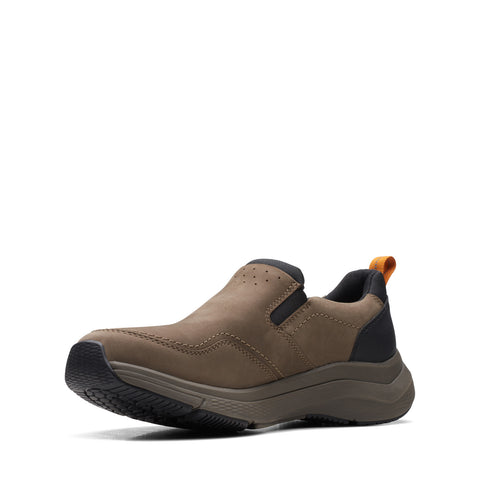 Clarks Wave 2.0 Edge 26168306 Mens Gray Loafers & Slip Ons Casual Shoes