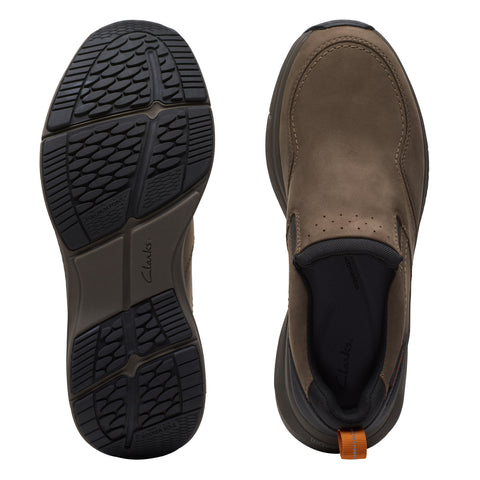 Clarks Wave 2.0 Edge 26168306 Mens Gray Loafers & Slip Ons Casual Shoes