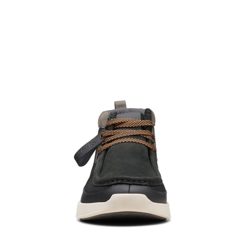 Clarks RaceLite Wally 26168331 Mens Black Canvas Lace Up Chukkas Boots