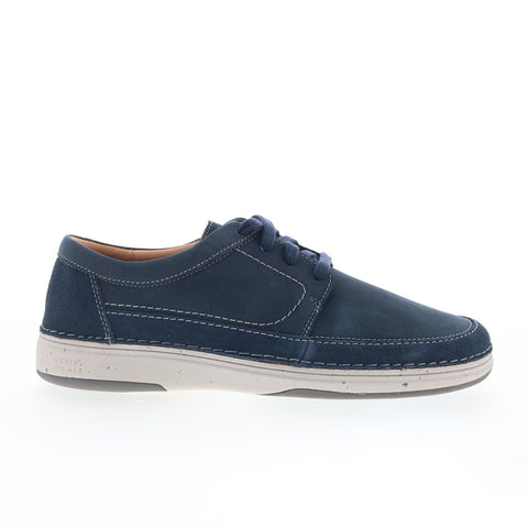 Clarks Nature 5 LO 26168421 Mens Blue Suede Oxfords & Lace Ups Casual Shoes