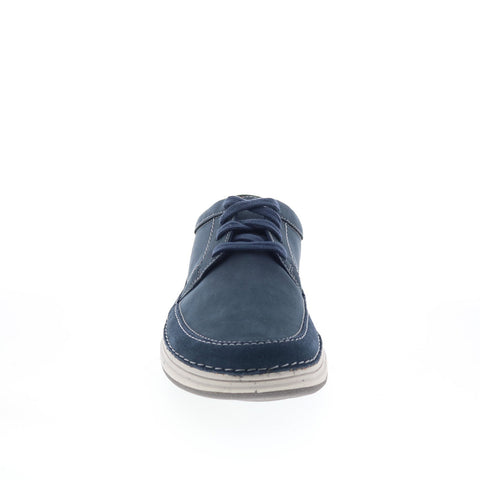 Clarks Nature 5 LO 26168421 Mens Blue Suede Oxfords & Lace Ups Casual Shoes