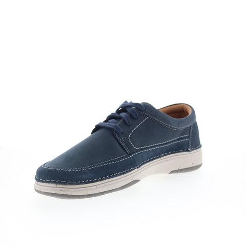 Clarks Nature 5 LO 26168421 Mens Blue Suede Oxfords & Lace Ups Casual Shoes