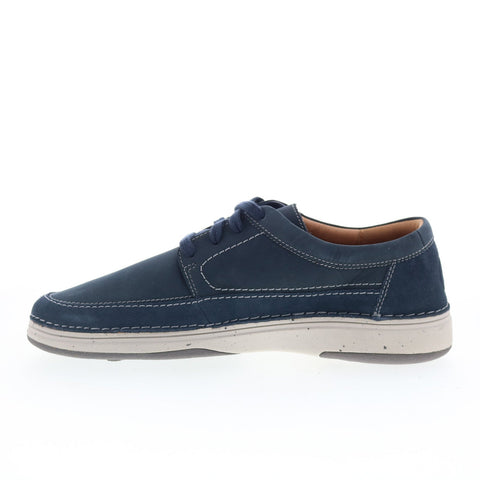 Clarks Nature 5 LO 26168421 Mens Blue Suede Oxfords & Lace Ups Casual Shoes