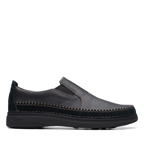Clarks Nature 5 Walk 26168428 Mens Black Loafers & Slip Ons Casual Shoes