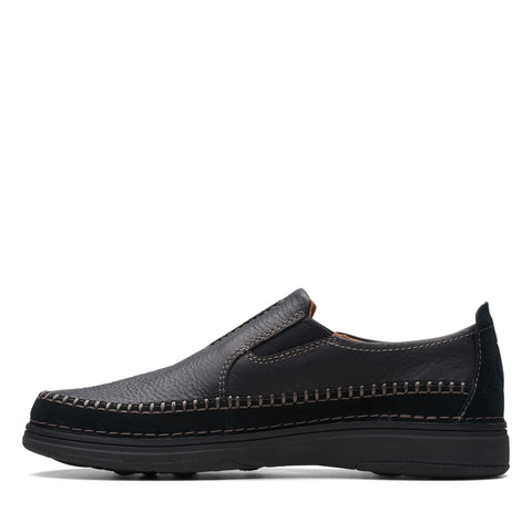 Clarks Nature 5 Walk 26168428 Mens Black Loafers & Slip Ons Casual Shoes
