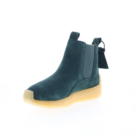 Clarks Radlett Ronnie Fieg Kith 26168524 Mens Green Suede Chelsea Boots