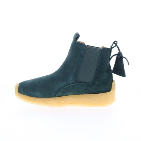 Clarks Radlett Ronnie Fieg Kith 26168524 Mens Green Suede Chelsea Boots