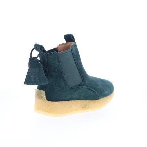 Clarks Radlett Ronnie Fieg Kith 26168524 Mens Green Suede Chelsea Boots