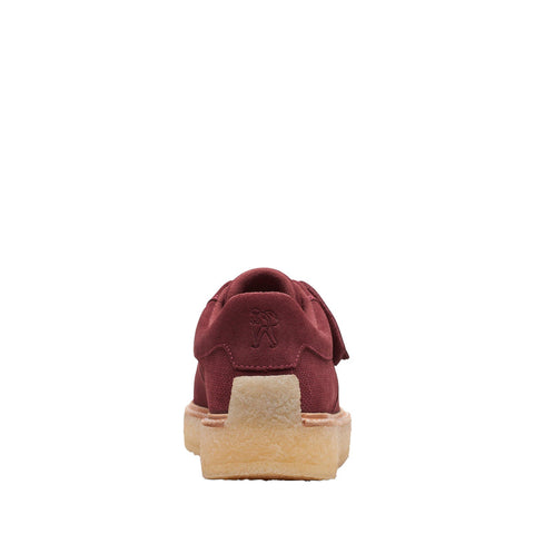 Clarks Sandford 26168528 Mens Burgundy Leather Lifestyle Sneakers Shoes