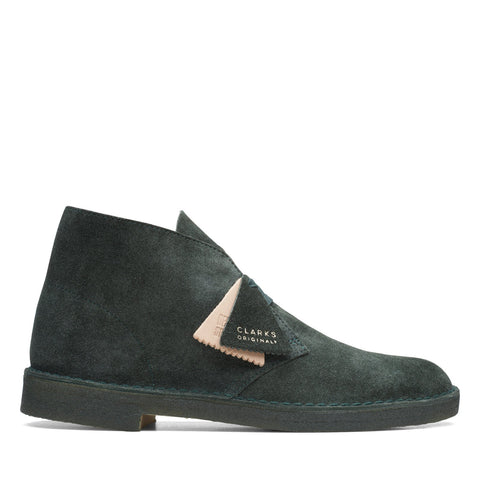 Clarks Desert Boot 26168535 Mens Green Suede Lace Up Chukkas Boots