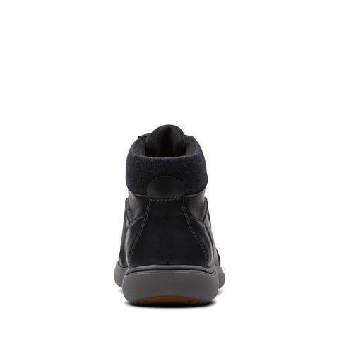 Clarks Nalle Lo AP 26168539 Womens Black Leather Ankle & Booties Boots