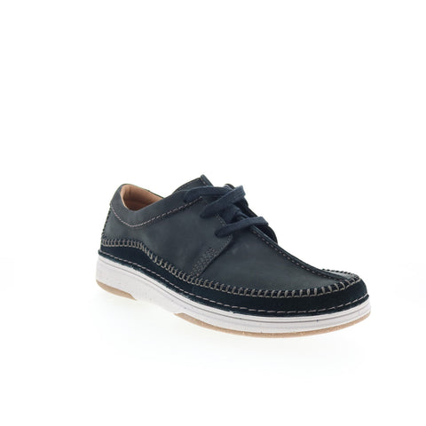 Clarks Nature 5 Tie 26168562 Mens Black Nubuck Oxfords & Lace Ups Casual Shoes 