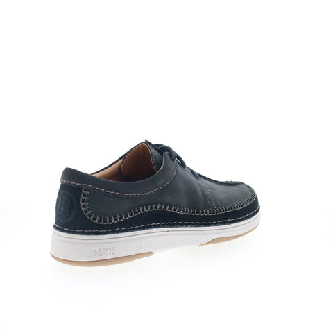 Clarks Nature 5 Tie 26168562 Mens Black Nubuck Oxfords & Lace Ups Casual Shoes 