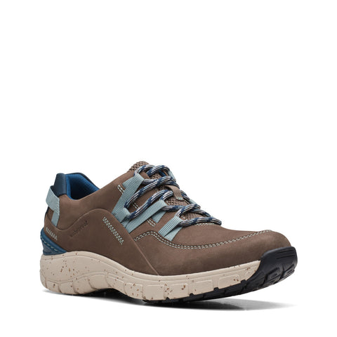 Clarks Wave Range AP 26168602 Womens Brown Leather Lifestyle Sneakers Shoes