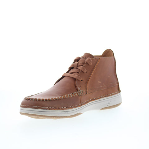 Clarks Nature 5 Mid 26168603 Mens Brown Leather Lace Up Chukkas Boots